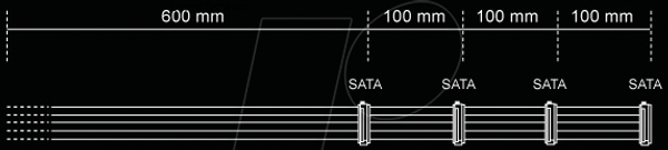 Кабель питания be quiet! S-ATA CS-6940