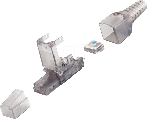 Разъем RJ45 неэкранированный, без инструментов, UTP, Cat.6a