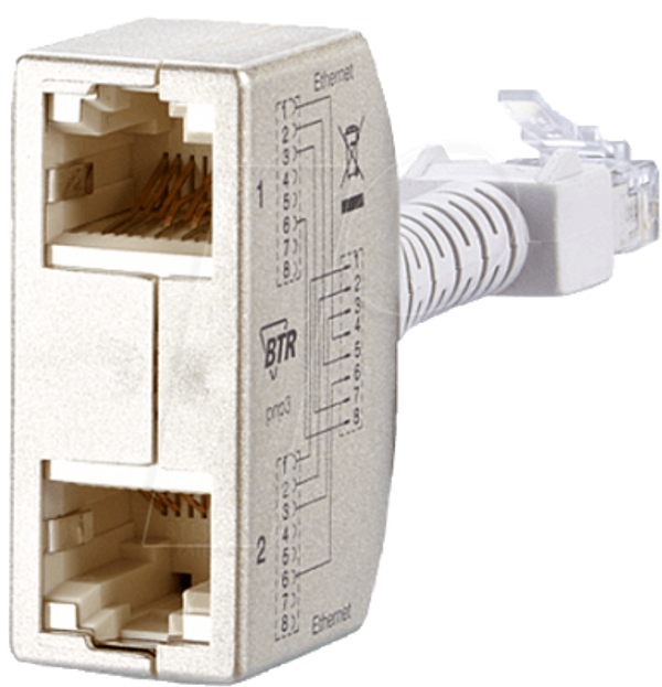 Адаптер для совместного использования кабеля, pnp 3 - Ethernet / Ethernet