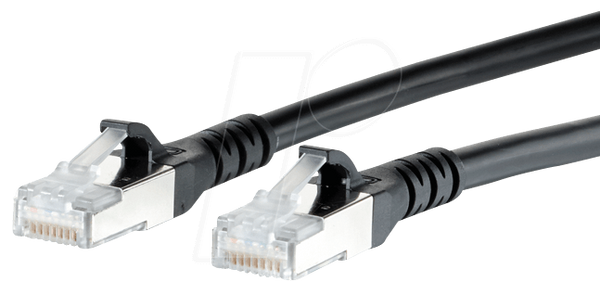 Патч-корд RJ45 Cat.6A AWG26 S/FTP LSHF 5.0 м чорний