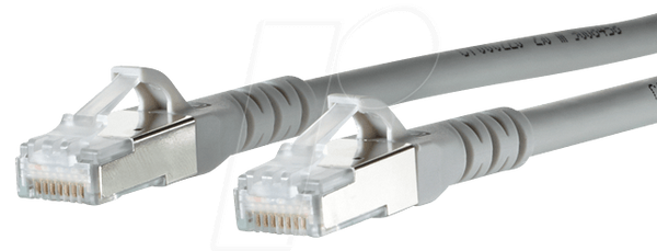 Патч-корд RJ45 Cat.6A AWG26 S/FTP LSHF 30.0 м сірий