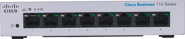 Комутатор, 8-портовий, гігабітний Ethernet