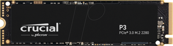 SSD-накопитель Crucial P3, 1 ТБ, M.2 NVMe