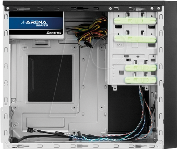 Корпус Chieftec Mesh CT-01B-350GPB mATX з блоком живлення