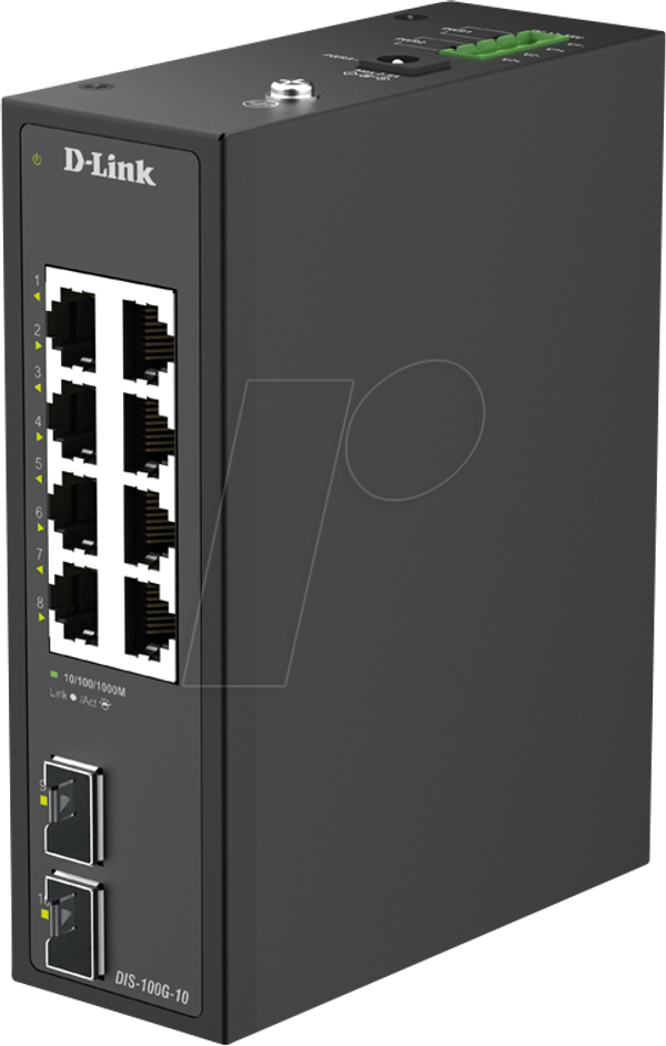 Комутатор, 10-портовий, гігабітний Ethernet, SFP