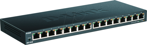 Комутатор, 16-портовий, гігабітний Ethernet
