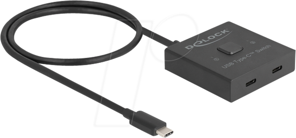 Комутатор USB 3.1, 2 порти USB-C, двонаправлений, 8K 60 Гц