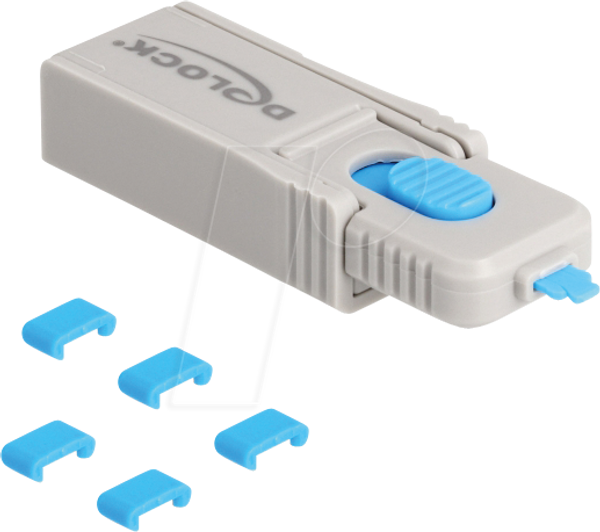 Набор для блокировки портов USB-C (1 ключ, 5 замков)