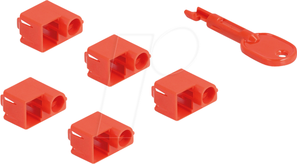 Комплект блокувальників портів RJ45, чоловічий, 10 штук
