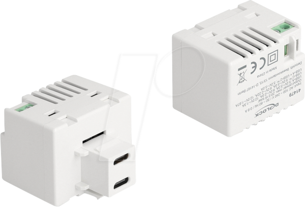 Зарядний модуль Keystone, 2x USB Type-C™, PD 20 Вт, білий
