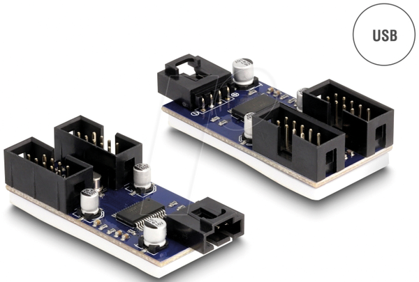 USB 2.0 2-портовий хаб з роз'ємом