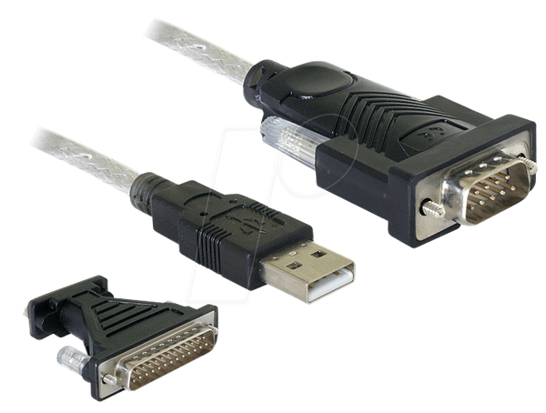 USB 2.0 > последовательный порт 1x 9 контактов + 25 контактов FTDI