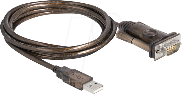 Перехідник USB 2.0, штекер A на RS-232, гвинти, 1,5 м