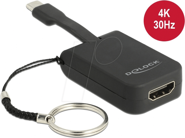 Адаптер USB Type-C > HDMI (режим DP Alt) 4K 30 Гц - Брелок