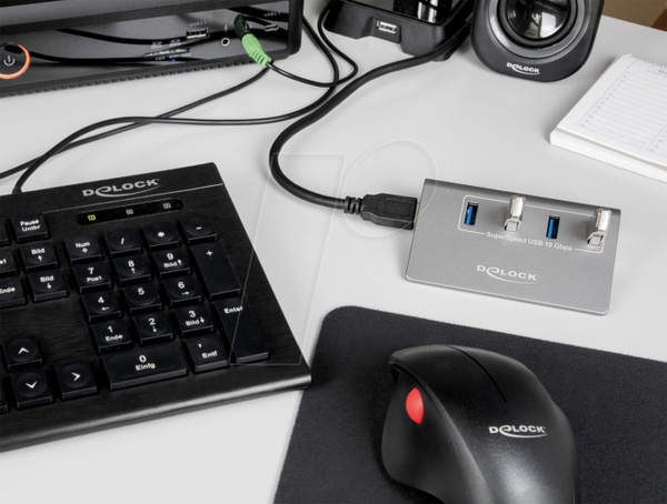 Концентратор USB 3.2 Gen 2 з 4 портами USB Type-A