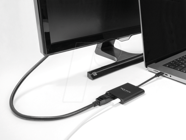 Адаптер USB-C чоловічий > DisplayPort жіночий, PD 60 Вт, 8K 60 Гц