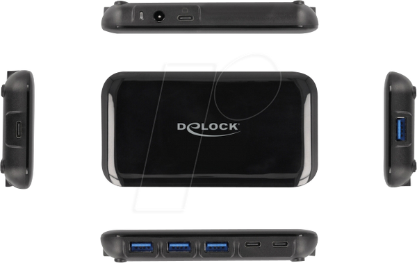 USB 3.1 концентратор 7 портів, 4x USB-A, 3x USB-C
