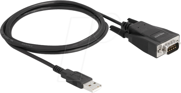 Кабель-перехідник USB 2.0 на послідовний RS232, гвинти+гайки, ESD, 1,3 м