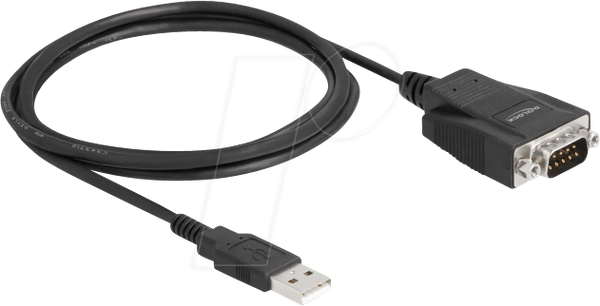 Кабель-перехідник USB 2.0 на послідовний RS232, гвинти+гайки, ESD, 1,3 м