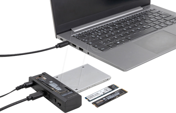 Конвертер 1x M.2, 1x SATA, USB Type-C™