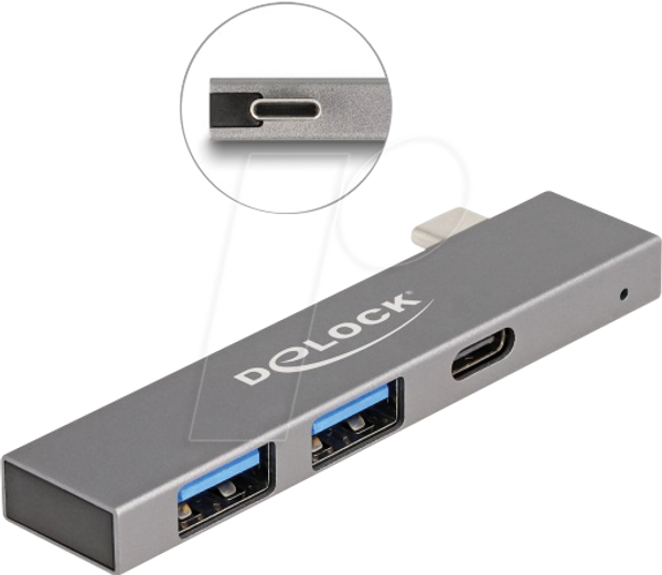 3-портовий тонкий USB-хаб з USB Type-C™ на 1 USB Type-5 Gbps