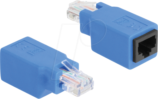 Адаптер RJ45 з перекидним штекером/розеткою