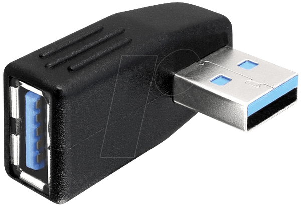 Роз'єм USB 3.0, кут 270°, горизонтальний
