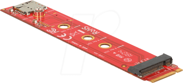 Адаптер Delock M.2 Key B > M.2 Key B + nano SIM