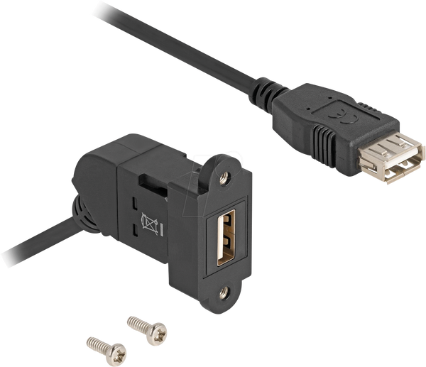 Кабель USB 2.0, A-роз'єм - A-роз'єм, 0,3 м