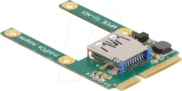 Mini PCIe > 1x внутренний USB 2.0 Typ-A