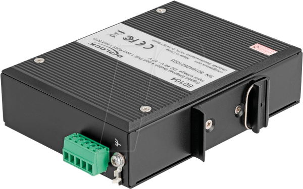 Промисловий гігабітний Ethernet-комутатор 4 порти PoE 1 порт RJ45 1 порт