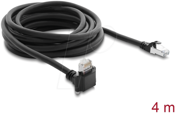 Кабель камери GigE RJ45 / RJ45, 90°, Cat.6, S/FTP, 4 м