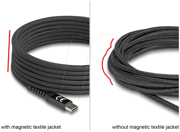 Кабель USB 2.0, штекер C-C, PD 3.0 60 Вт, 1 м