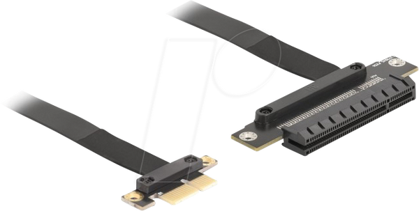 Плата розширення PCI Express 3.0 x1 (тато) на x8 з кабелем 30 см
