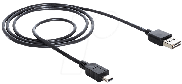 Easy USB 2.0 A > mini USB 5-контактний штекер/вилка 1 м
