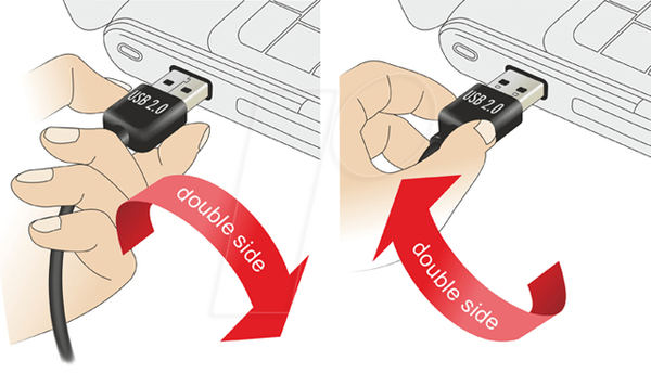 Easy USB 2.0 A > mini USB 5-контактний штекер/вилка 1 м