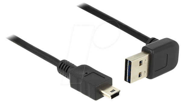 EASY-USB-A чоловічий, кутовий вгору/вниз, міні-чоловічий, 1 м