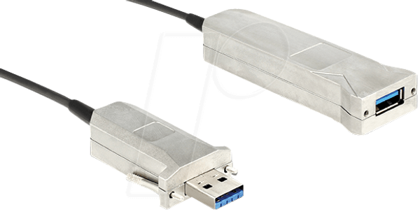 Кабель USB 3.0, оптичний, чоловічий-жіночий, 20 м.