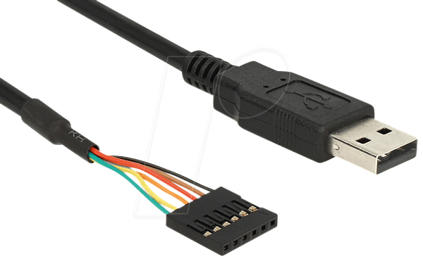 Конвертер USB 2.0, гніздо з послідовним штекерним роз'ємом TTL, 1,8 м (5 В)