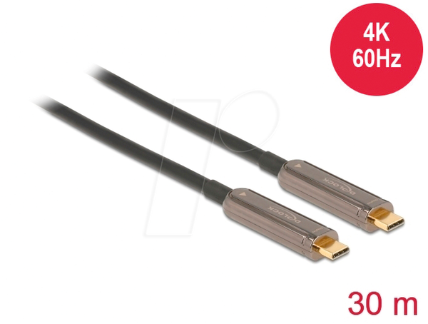 Активний оптичний відеокабель USB-C™ (AOC), 4K 60 Гц, 30 м