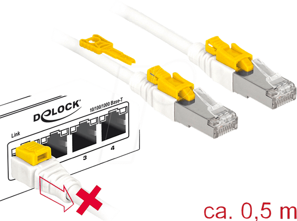 Кабель RJ45 Secure Cat.6A 0,5 м