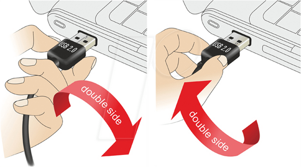 Кабель EASY-USB 2.0 тип-A чоловічий > USB тип-A чоловічий кутовий 2 м