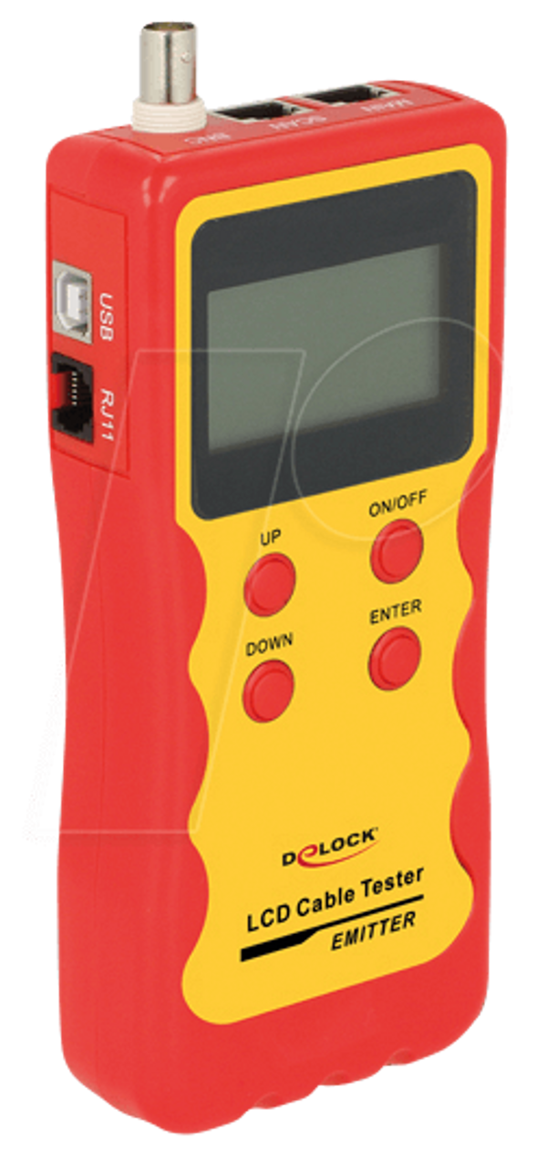 Тестер LCD-кабелів RJ45 / RJ12 / BNC / USB