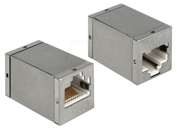 Адаптер Delock RJ45 розетка/розетка cat.6