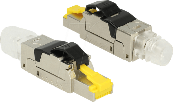 Металевий штекер RJ45 Cat.6A, польовий, збірний