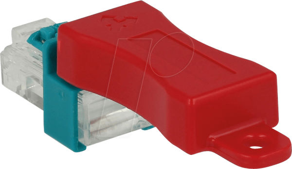 Комплект мережевих застібок RJ45 Secure Clip, 6 штук