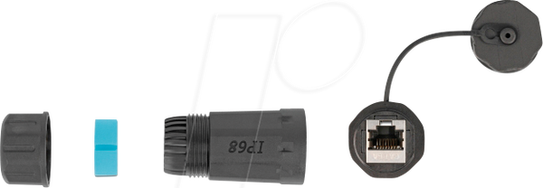 Роз'єм кабелю RJ45 - RJ45 Cat.6A