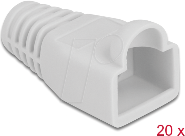 Розвантажувальні елементи для RJ45, сірі, 20 штук