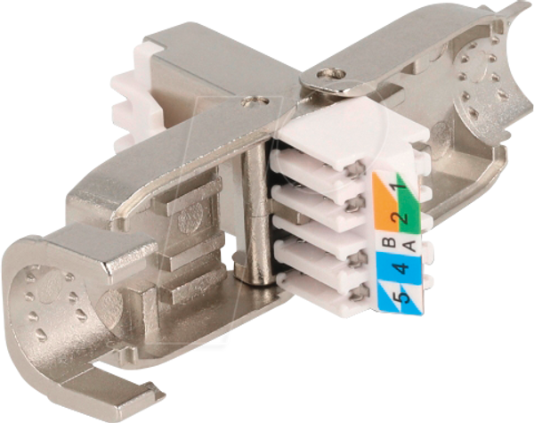 Мережевий роз'єм RJ45 без інструментів Cat.6a STP