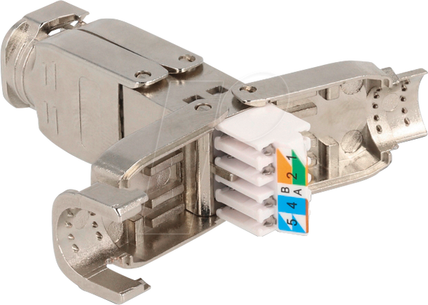 Мережевий роз'єм RJ45, без інструментів, Cat.6 STP